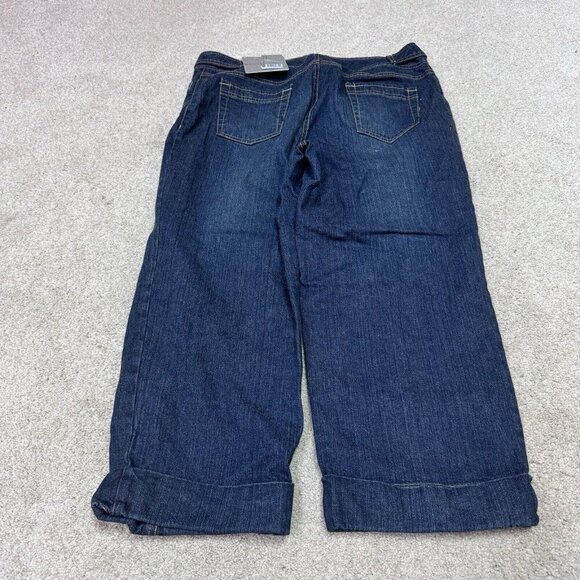 Bandolino Jeans Women’s Blue Cropped Pockets Size 10 - Picture 10 of 12